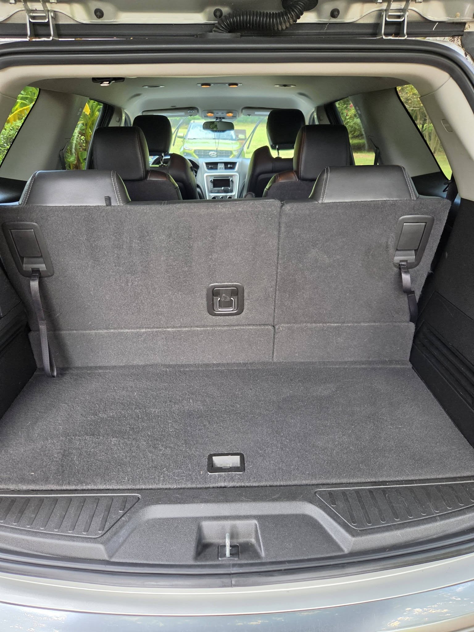 GMC cargo area after detailing — clean