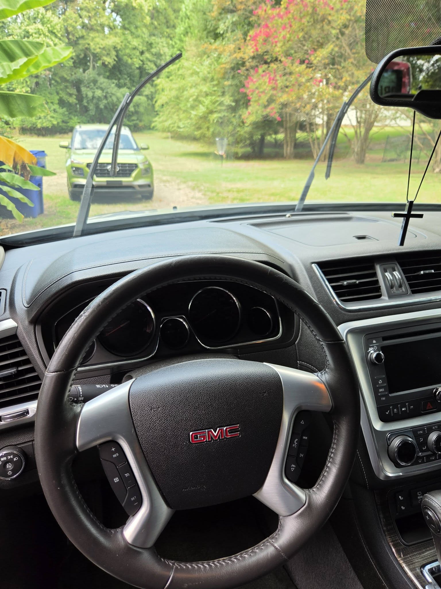 GMC dashboard after detailing — clean and polished