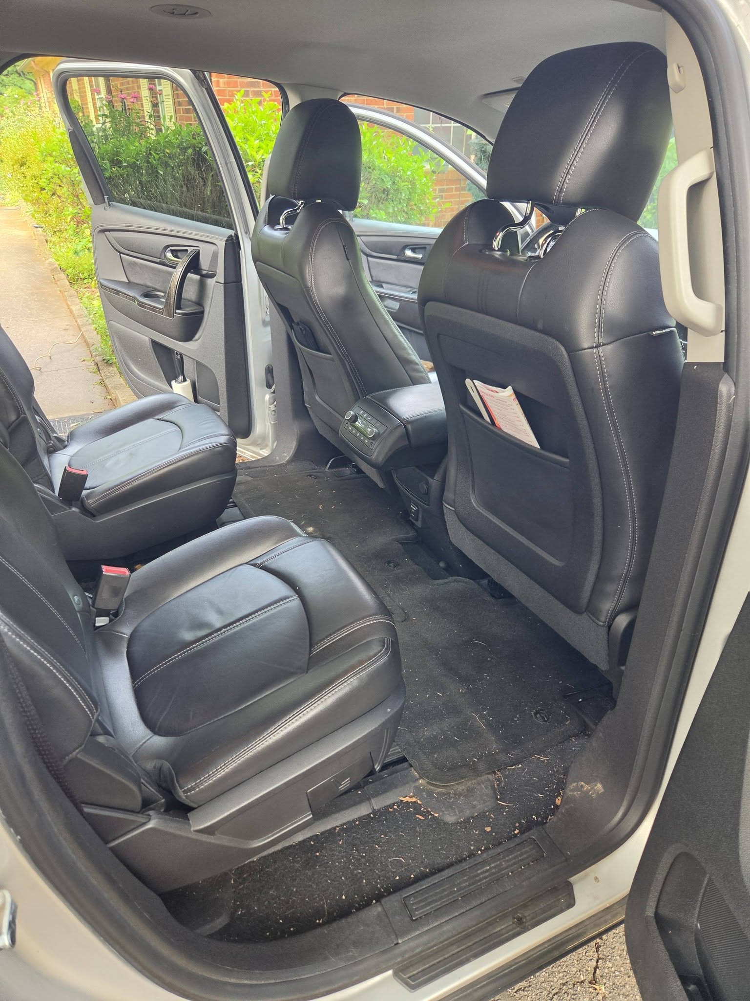 GMC back seats before detailing